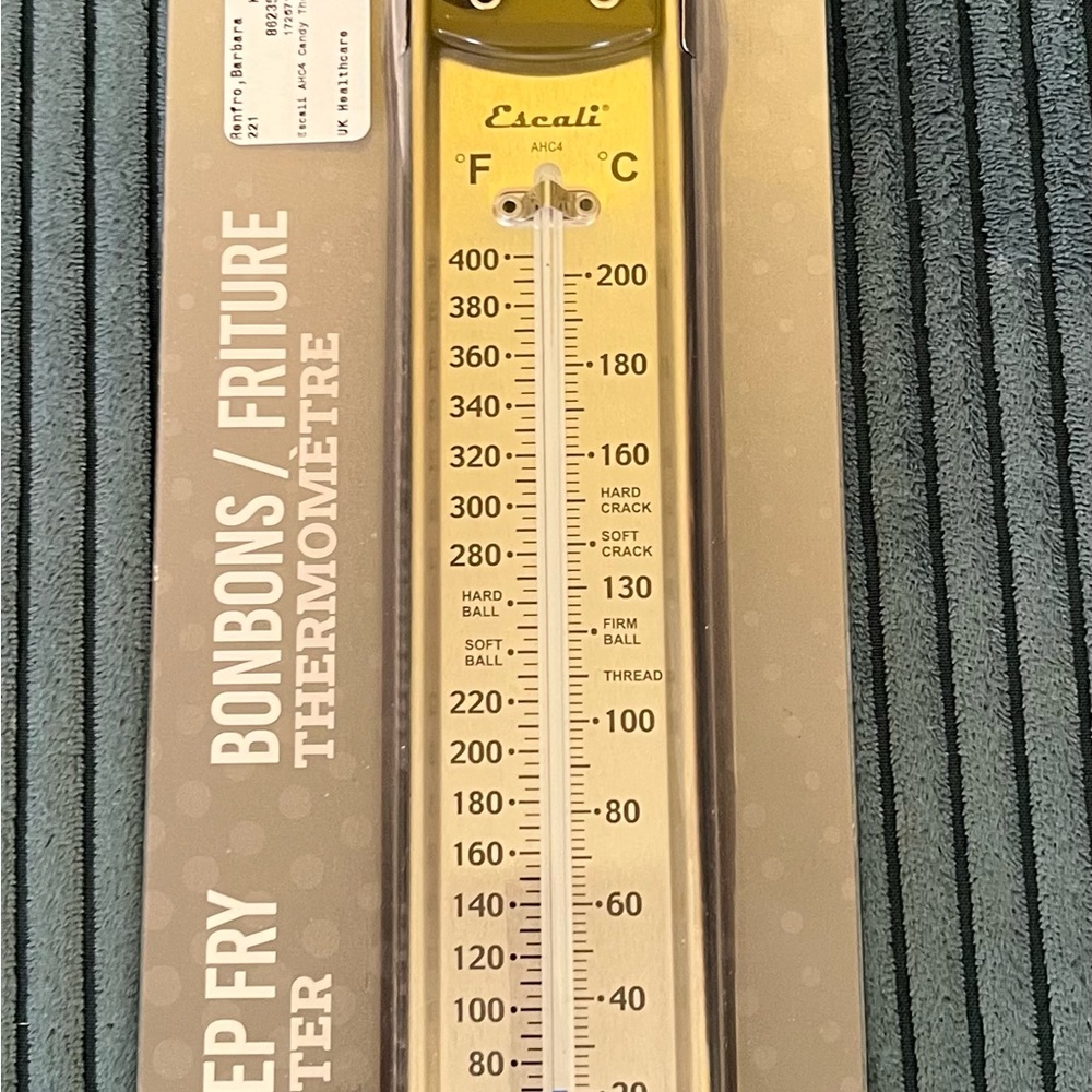 NEW Escali Large Paddle Style Candy Deep Fry Thermometer